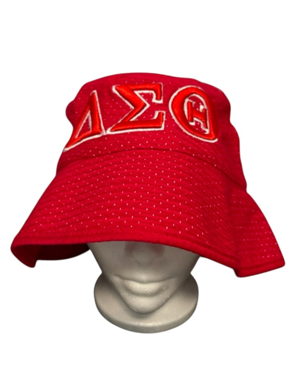Delta Sigma Theta Red & White Bucket Hat comes